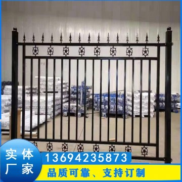 單花環(huán)圍墻護(hù)欄 中山小區(qū)鐵藝護(hù)欄 