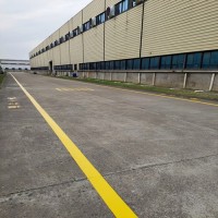 蘇州太倉廠區人行道、吳江工廠車間通道畫線、常熟斑馬線標線